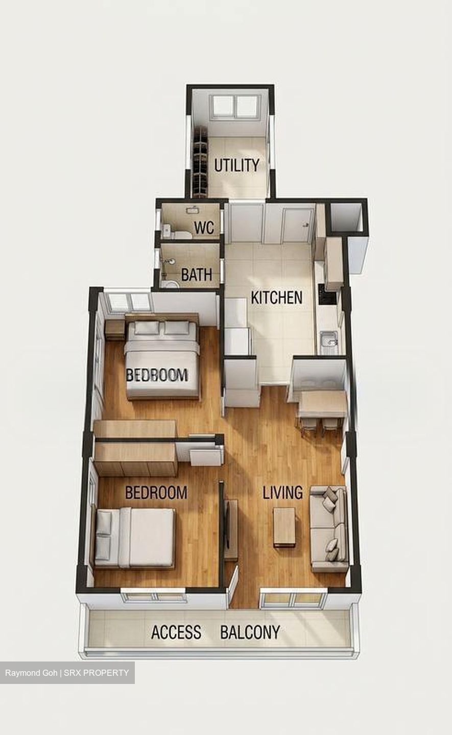 Blk 205 Toa Payoh North (Toa Payoh), HDB 3 Rooms #571817461